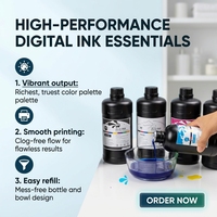 Tinta Cetak Digital UV LED Ramah Lingkungan dengan VOC Rendah untuk Formula Canggih untuk Sablon Profesional