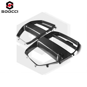 Nouvelle calandre de voiture en fibre de carbone sèche de style V, surface époxy hautement polie pour G80/G81/M3/G82/G83/M4, double calandre pour rénovation/mise à niveau - Product Image 2