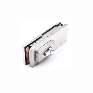 Serrure <span class=keywords><strong>de</strong></span> porte en verre en acier inoxydable Y-050, déverrouillage par clé, usage domestique, clips sans cadre/semi-sans cadre, clips à ressort, installation facile - Product Image 2