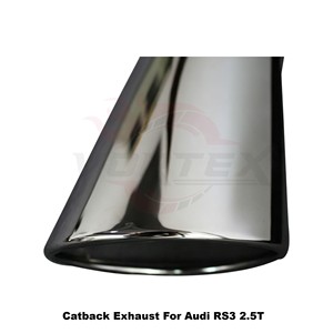Sistema de escape Catback con válvulas de acero inoxidable Vortex Track-Ready para Audi RS3 2.5T 2016-2024, mejora de rendimiento - Product Image 5