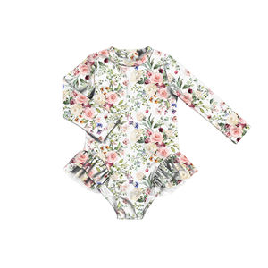 Sassy Swim Suits <b>for</b> Little Girls Cut Kids Flower Swimsuit Zip up Baby Infants Toddlers Girls Beach Wear <b>Swimming</b> Clothes - Product Image 3