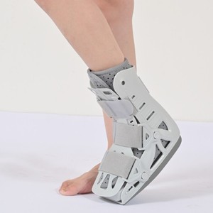 Adjustable <b>Inflatable</b> Achilles Tendon Boot Low Position Walking Shoe Ankle Fixation Brace Gray One Size TPE Material - Product Image 1