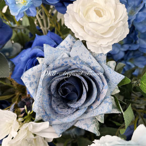 Panel de Flores Artificiales de Tela de Seda Ecológica DKB al por Mayor, Colores Personalizados para Bodas, Navidad, Halloween y Eventos - Product Image 4