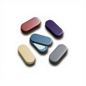 กล่องบรรจุภัณฑ์น้ำหอมแบบแข็ง MLM ขนาด 10 กรัม แบบกำหนดเองได้ กล่องโลหะคุณภาพสูงแบบแม่เหล็ก บรรจุภัณฑ์เครื่องสำอางรูปทรงพิเศษแบบ OEM - Product Image 1