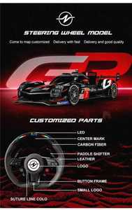 Volante de fibra de carbono Ever-Carbon Racing ECR, superventas, <span class=keywords><strong>precio</strong></span> de fábrica, para <span class=keywords><strong>Audi</strong></span> <span class=keywords><strong>S1</strong></span> S3 S4 S5 S6, volante de coche - Product Image 5