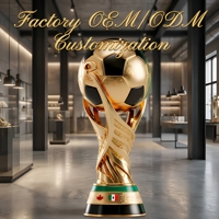 Trofeo Deportivo Conmemorativo de Metal Personalizado, Copa de Fútbol Grabable en 3D para Recuerdo de Campeonato Deportivo