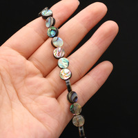 8-20mm gros perles de coquille d'ormeau naturel peint à la main corail blanc pour bricolage femmes collier et Bracelet bijoux