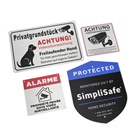 Señales de Advertencia de Aluminio Resistentes a la Corrosión, de Grado Industrial, Personalizables y de Alta Resistencia para Montaje en Cercas y Portones Exteriores