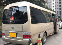 90% Nouveau bus 30 sièges mini bus avec moteur à essence coaster bus à vendre