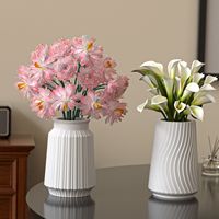 Nordischer Ins-Stil Vertikales Wellenmuster Vase Silikonform DIY Hydroponischer Blumentopf Kerzenhalter Modell