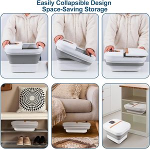 Fabrik Großhandel Fuß Spa Bad <span class=keywords><strong>Massage</strong></span> gerät mit Mini Akupressur <span class=keywords><strong>Massage</strong></span> punkte und Temperatur regelung für Fuß Stress abbau - Product Image 6