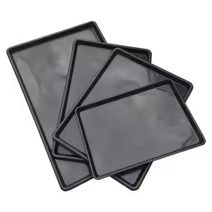 Plateau inférieur en plastique pour cage à chien, cage à chien de <span class=keywords><strong>36</strong></span> pouces, boîte en plastique, carton bleu, simple, rectangulaire, cages pour animaux de compagnie, maisons, produit - Product Image 1