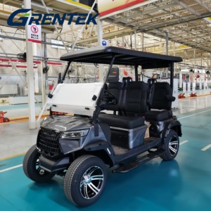Voiturette de golf électrique de luxe 4 places 72V au lithium avec moteur 5000W, autonomie de 90 km, personnalisable pour la chasse et l'utilisation sur routes non publiques - Product Image 3