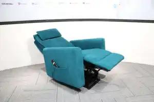 Fauteuil à bascule Glider Sofa en velours Ensemble en cuir Petits fauteuils inclinables électroniques