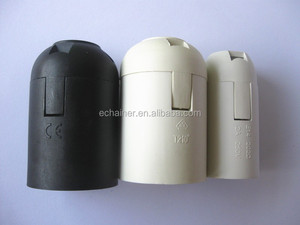 Prix d'usine Plastique <span class=keywords><strong>E14</strong></span> Plastique Blanc ou <span class=keywords><strong>Noir</strong></span> Base de support de lampe - Product Image 6