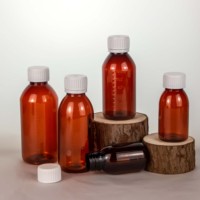 Bouteille de médicament liquide personnalisée en PET avec échelle graduée, étiquettes personnalisées pour sirop contre la toux et autres médicaments 2OZ 4OZ 8OZ 16OZ