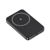 Batterie externe magnétique sans fil en alliage d'aluminium de qualité supérieure, 5000 mAh, 10000 mAh, 20000 mAh, chargeur rapide pour téléphone portable