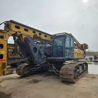Foreuse sur chenilles XR160E de 160 kN.m de couple, diamètre 15 m, profondeur 56 m, équipement de forage entièrement hydraulique avec barre Kelly et tube de renforcement