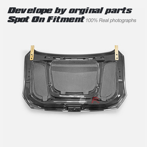 Nouveau capot avant en fibre de carbone pour WRX STI S4 VAB VAF EPA ATTK 2014-2018 avec boulons - Product Image 6