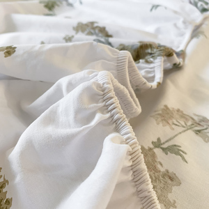 Pháp Provence phong cách hoa Oải hương 100% cotton Khăn trải giường đơn đôi đôi bán buôn cotton hữu cơ được trang bị tấm + 2 gối Covers - Product Image 4