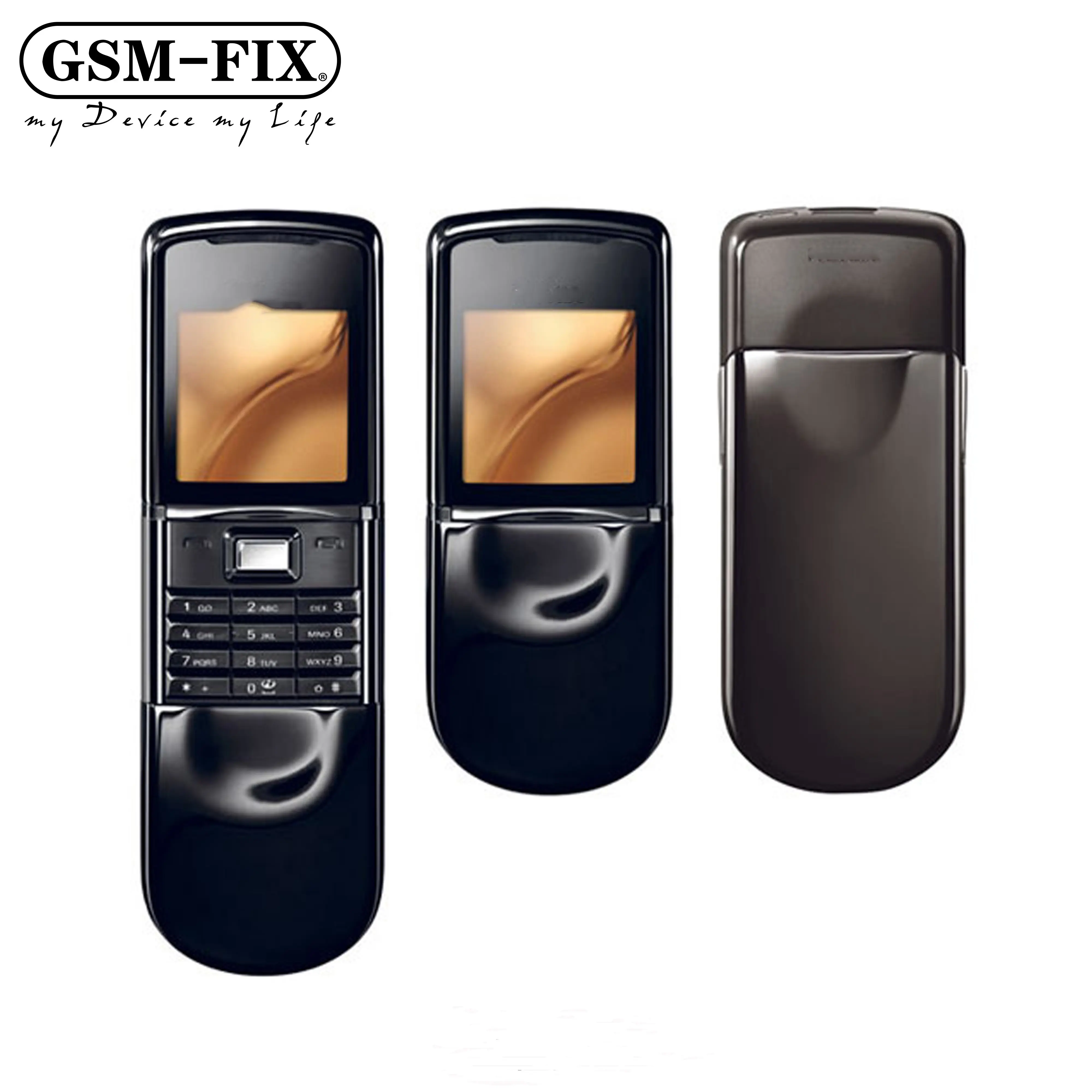 GSM-FIX Tốt Bán Cổ Điển Sang Trọng Ban Đầu Trượt Dễ Thương Điện Thoại Di Động GSM Máy Ảnh 3G Bán Sỉ Điện Thoại Di Động Cho Nokia 8800 Sirocco