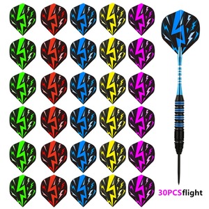 Набор прочных перьев для дротиков DINGZHUN из ПЭТ для мягких и стальных наконечников, серия премиум-класса, перья для дротиков DIY - Product Image 4