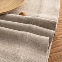 Tissu multicolore en faux lin pour rideaux de fenêtre., Rideaux de luxe prêts à l'emploi pour le salon
