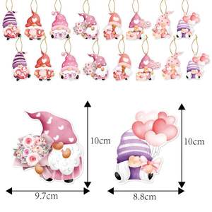 Juego de Adornos de <span class=keywords><strong>Gnomo</strong></span> para <span class=keywords><strong>el</strong></span> Día de San Valentín, Decoraciones para Fiestas, Ideas de Regalo, Decoración Romántica para <span class=keywords><strong>el</strong></span> Hogar, Colgantes para Aniversario y Boda - Product Image 5