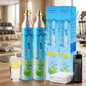Vente flash - Cylindre CO2 en alliage d'aluminium 6061 de 0,6 L pour machines à <span class=keywords><strong>soda</strong></span> - Product Image 1