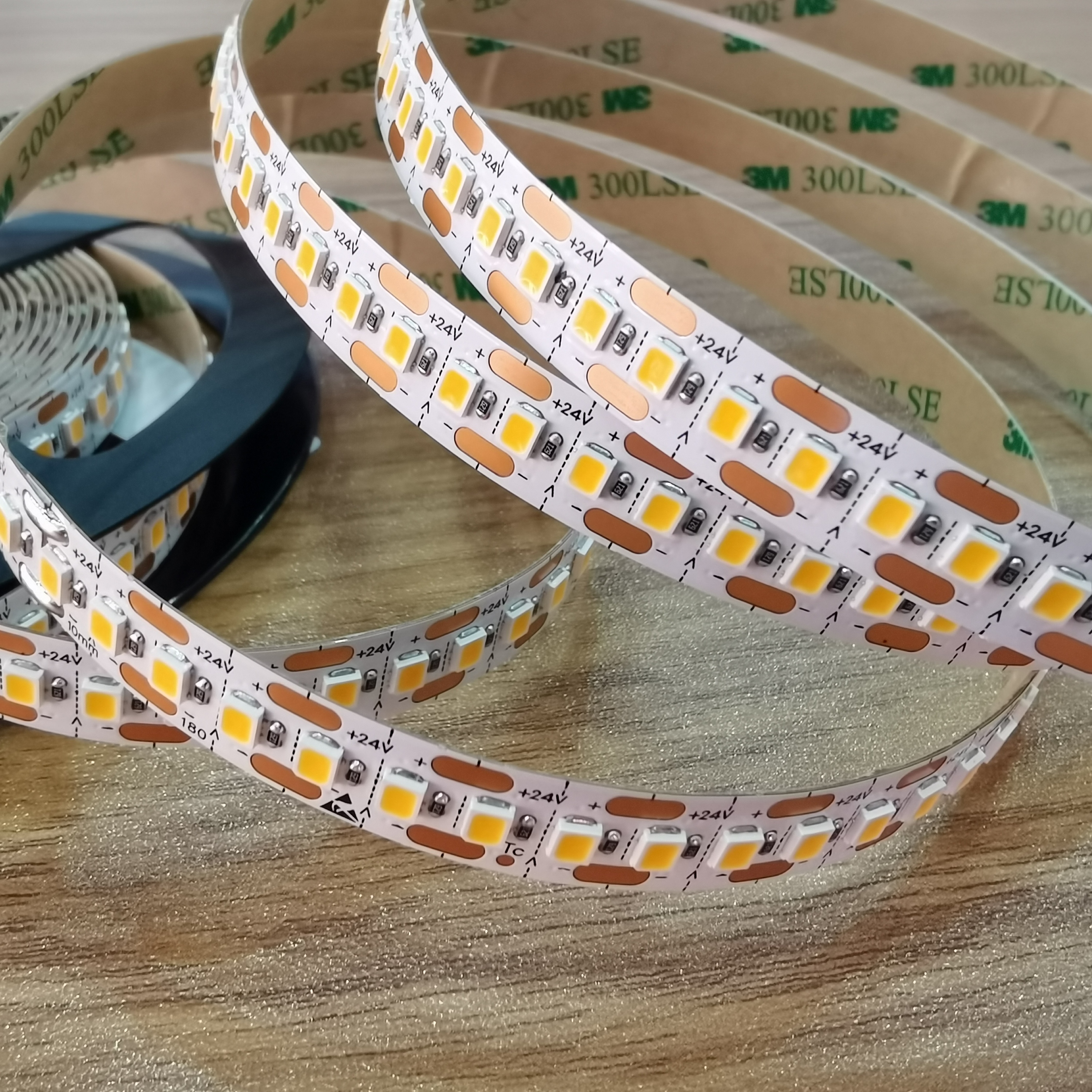 Waterproof Dimmable Led Linear Light 24v Outdoor High Brightness Led Strip 5m 10m 15m Led Light Strip with Smart Remote Control
