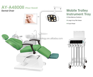 Unité dentaire électrique professionnelle I Care avec plateau supérieur, lampe opératoire LED, commande au pied, arrêt d'urgence pour hôpital - Product Image 4