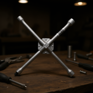 Clé en forme de X, outil multifonction réglable en métal de 272mm pour la réparation mécanique - Product Image 3