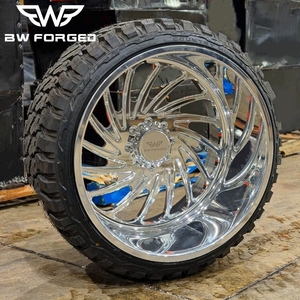 Roda de Caminhão Forjada em Cromo Polido 20x10 22x12 24x12 24x14 26x14 para American Force, Mesmo Tipo F150 F250 Silverado 1500 2500 - Product Image 3