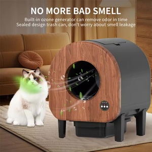 Caméra OEM intelligente, automatique, autonettoyante, bac à litière pour toilettes pour animaux de compagnie, nettoyage facile, WiFi APP, contrôle 75L, espace intérieur pour chats - Product Image 6