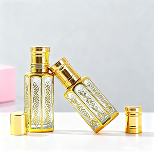 Luxury <b>Mini</b> Portable Essential Oil Perfume Glass <b>Bottle</b> 3ml 6ml 12ml Vintage Luxury Perfume <b>Bottle</b> with Cap - Product Image 1