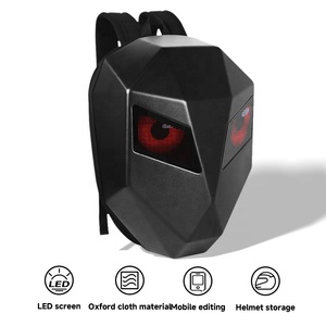 LOY GTX <span class=keywords><strong>Mochila</strong></span> LED Ojos con Pantalla Programable APP, ABS Caparazon Duro Impermeable y Almacenamiento Expansible para Casco - Product Image 5