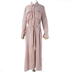 Yindian venta directa de fábrica-estilo de lazo de la cintura tubo frontal con botones fiesta moda vestidos casuales - Product Image 1