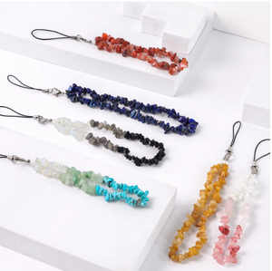 Wholesale Personality Yellow Frosted Bear Girl Heart Cell Phone Shell Lanyard Lovely Little Fresh Cell Phone Chain Beading