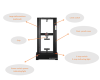Máquina de Prueba de Tensión y Flexión para Empaques de Alimentos, Electrónica, Controlada por Computadora, Personalizable, con Garantía de 1 Año, 220V, Certificación CE, ISO y ASTM, Marca YIYU