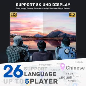 Consola de Juegos Retro Kinhank Super Console Cube X3 de 256 GB y 8K con EmuElec, Android 9, TV Gaming, BT Inalámbrico - Product Image 6