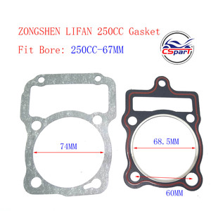 Racing 67mm 16mm CG 250CC CG250 <span class=keywords><strong>250</strong></span> Kit de segments de piston pour Lifan <span class=keywords><strong>Zongshen</strong></span> Loncin refroidi par eau ATV <span class=keywords><strong>Quad</strong></span> Dirt Bike moto - Product Image 4
