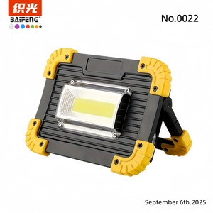 Led Flood <b>Light</b> 18650 Aa Battery Powered <b>Work</b> <b>Light</b> For Outdoor Camping Construction Site Use - Product Image 3