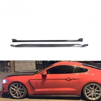 Pour Ford Mustang 2015 Coupé Kit Carrosserie Racing en Fibre de Carbone de Haute Qualité Jupes Latérales
