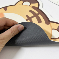 Alas Mouse Gaming Lucu Grosir Kustom untuk PC, Alas Meja untuk OEM ODM dengan Kemasan Berpinggiran dan LOGO, Mousepad Ukuran Kustom