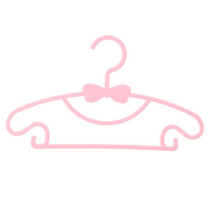 Cintre en plastique antidérapant de petite taille pour enfants, support multifonctionnel pour vêtements de bébé et articles ménagers - Product Image 5