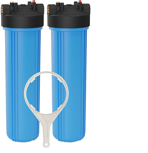 Coque de <span class=keywords><strong>filtre</strong></span> nano de purification d'eau par osmose inverse bleue de 20 pouces facile à installer pour un usage domestique Qualité assurée - Product Image 1