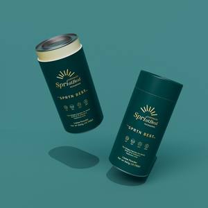 Op Maat Gemaakte Eco-Vriendelijke Food Grade Kraft Tea Koffieboonpoeder Papieren Buisverpakking Met Voering - Product Image 3