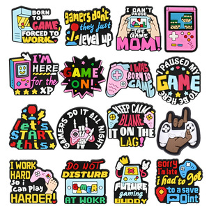 Nouveaux accessoires <span class=keywords><strong>de</strong></span> décoration pour chaussures en PVC souple <span class=keywords><strong>de</strong></span> style dessin animé, breloques à dos plat pour coques <span class=keywords><strong>de</strong></span> téléphone, consoles <span class=keywords><strong>de</strong></span> <span class=keywords><strong>jeux</strong></span>, sabots, breloques pour chaussures - Product Image 1