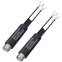 Prise femelle d'antenne 9,5 mm avec noyau magnétique, connecteur d'impédance ohmique pour alimentation TV 75OHM-300OHM
