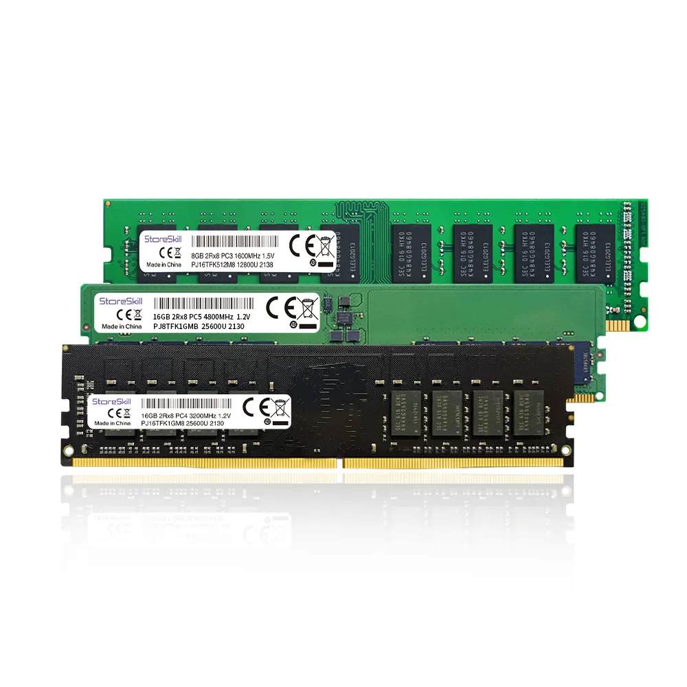 หน่วยความจำคอมพิวเตอร์สำหรับเกมแรมเมมโมรี่ DDR3 DDR4 DDR5หน่วยความจำ4GB 8GB 16GB 32GB 1600/3200/4800 MHz